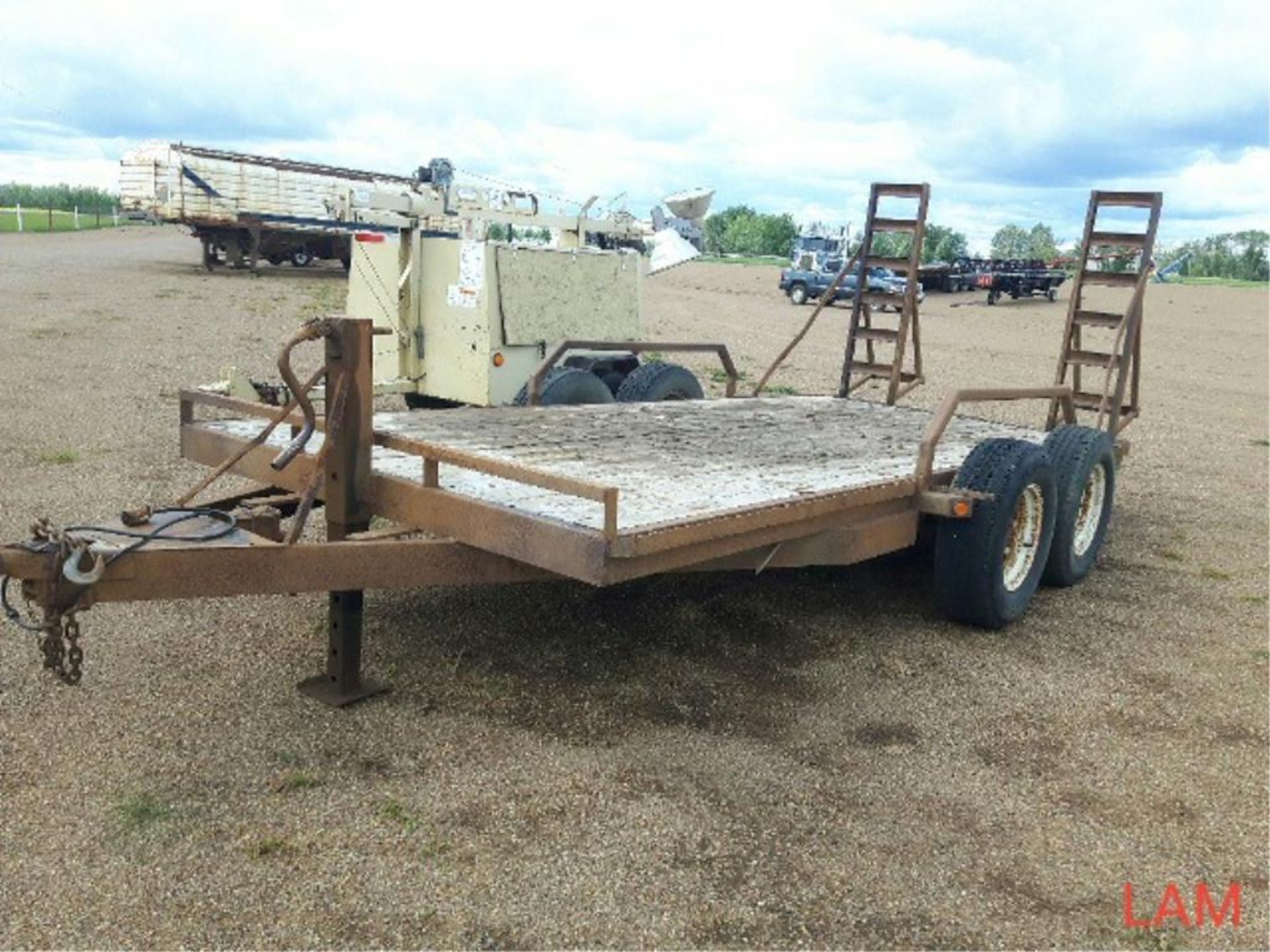 Custom Built T/A car Hauler Trailer sn not available, sells with Bill of sale only Flip up Ramps