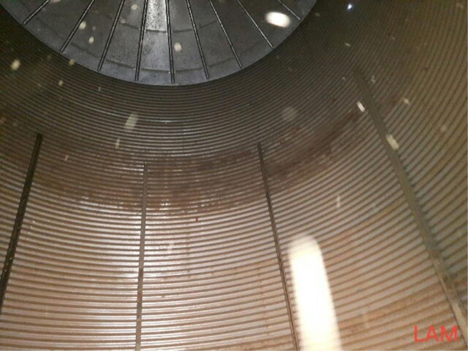 Westeel Rosco 14 FT X 7-Ring 2700 bu Grain Bin Steel Floor On Site - Image 4 of 4