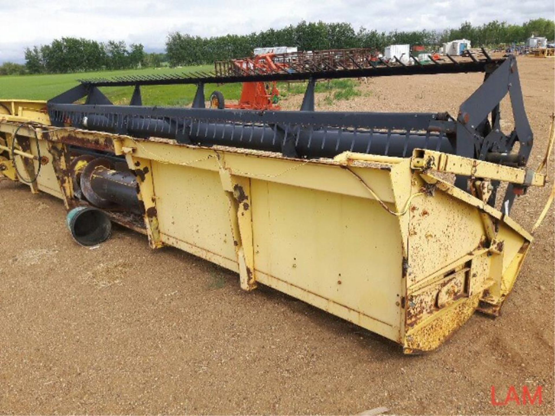 960 New Holland 20 ft Straight Cut Header Pickup Reel, Crop Lifters sn 356928 - Image 2 of 4