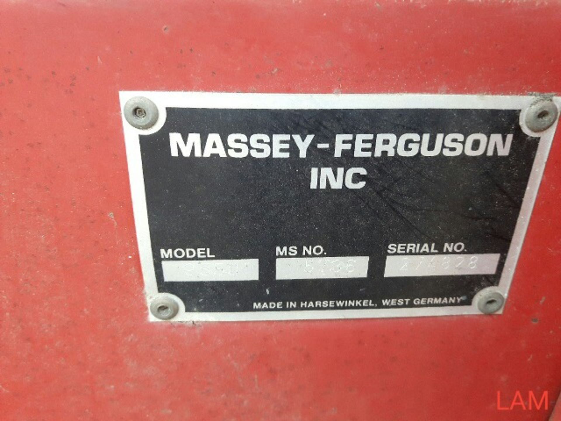 25 FT Massey Ferguson Straight Cut Header w/Pickup Reel, to fit 8460 Massey Ferguson Combine - Image 4 of 10