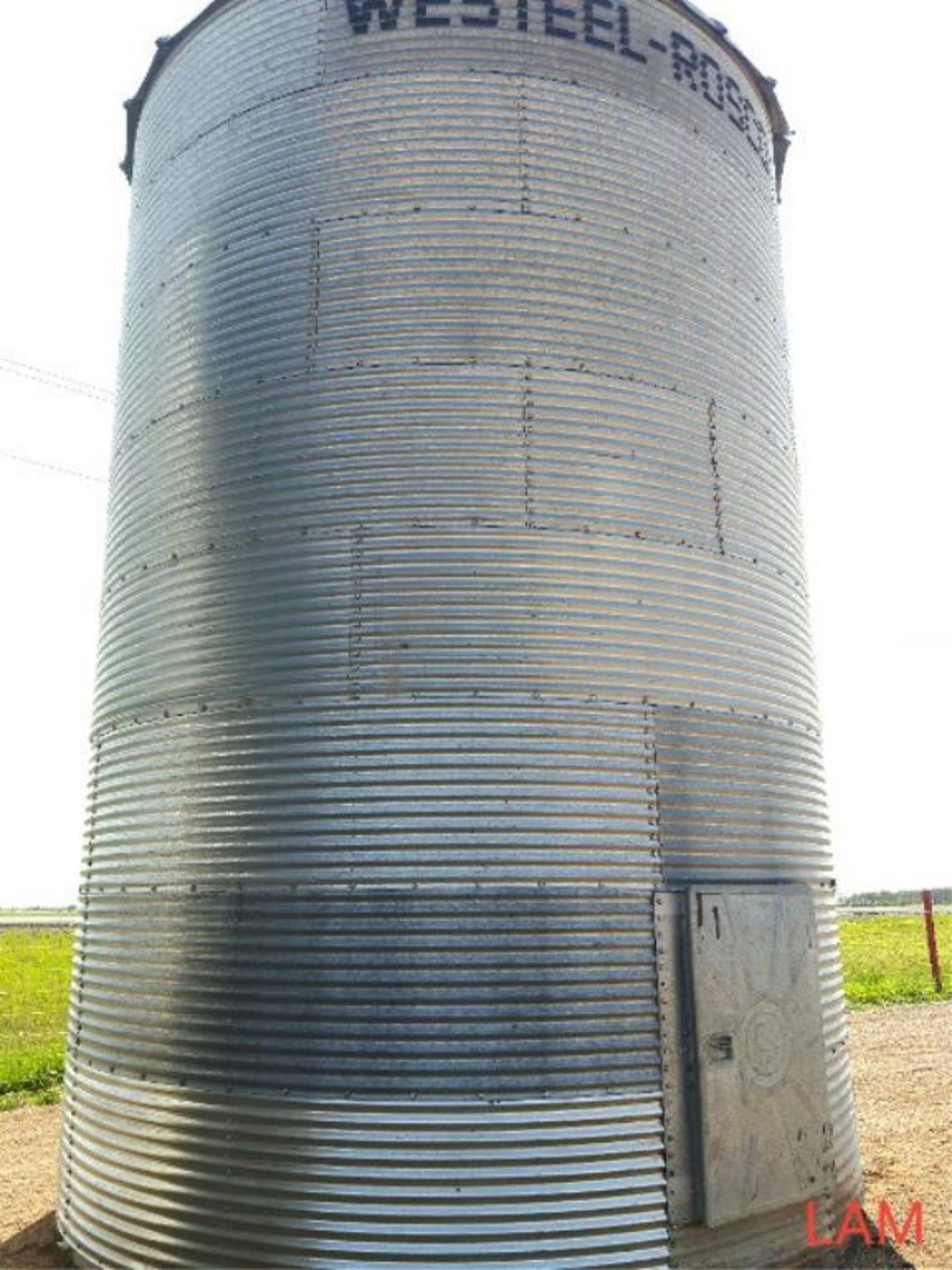 Westeel Rosco 14 FT X 7-Ring 2700 bu Grain Bin Steel Floor On Site - Image 2 of 4