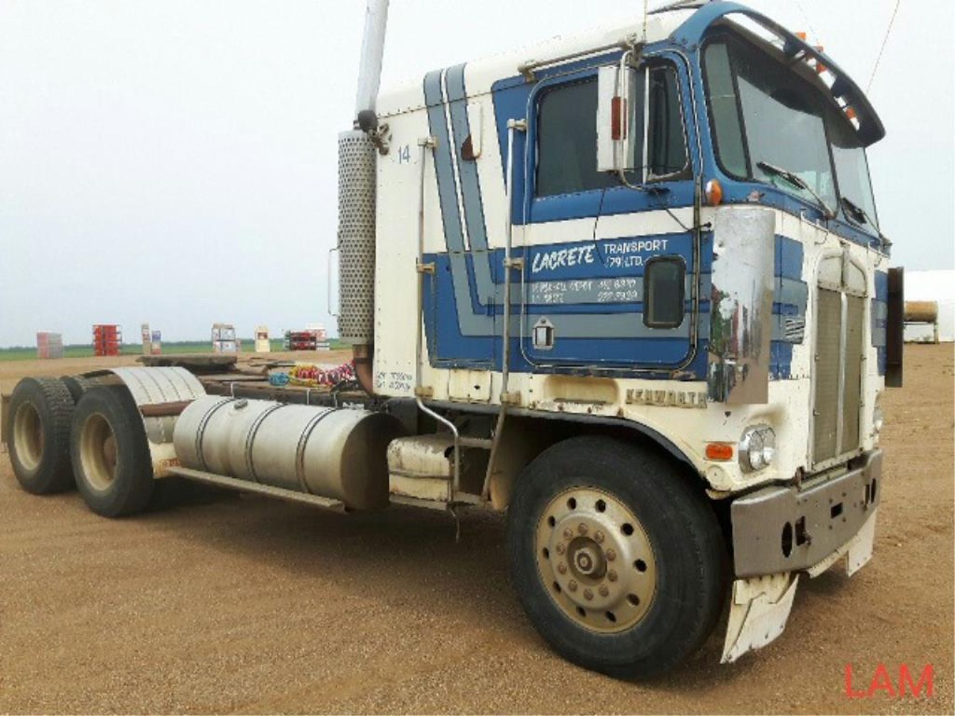 1981 KW K100 T/A Cab Over Truck Tractor sn M810165 Air Ride, 13 spd, Cumming Eng. - Image 2 of 12