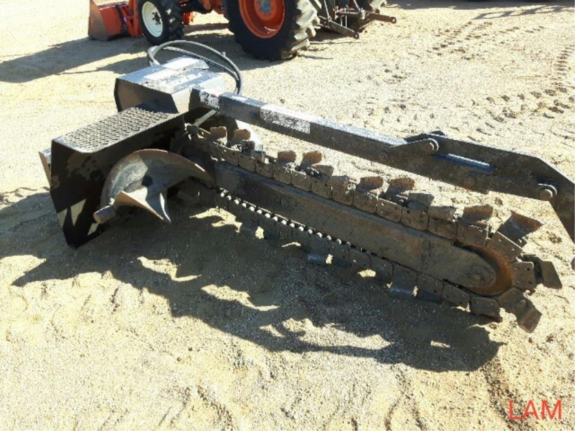 Lowe XR14F Chain Trencher Skidsteer Attachment sn 11304