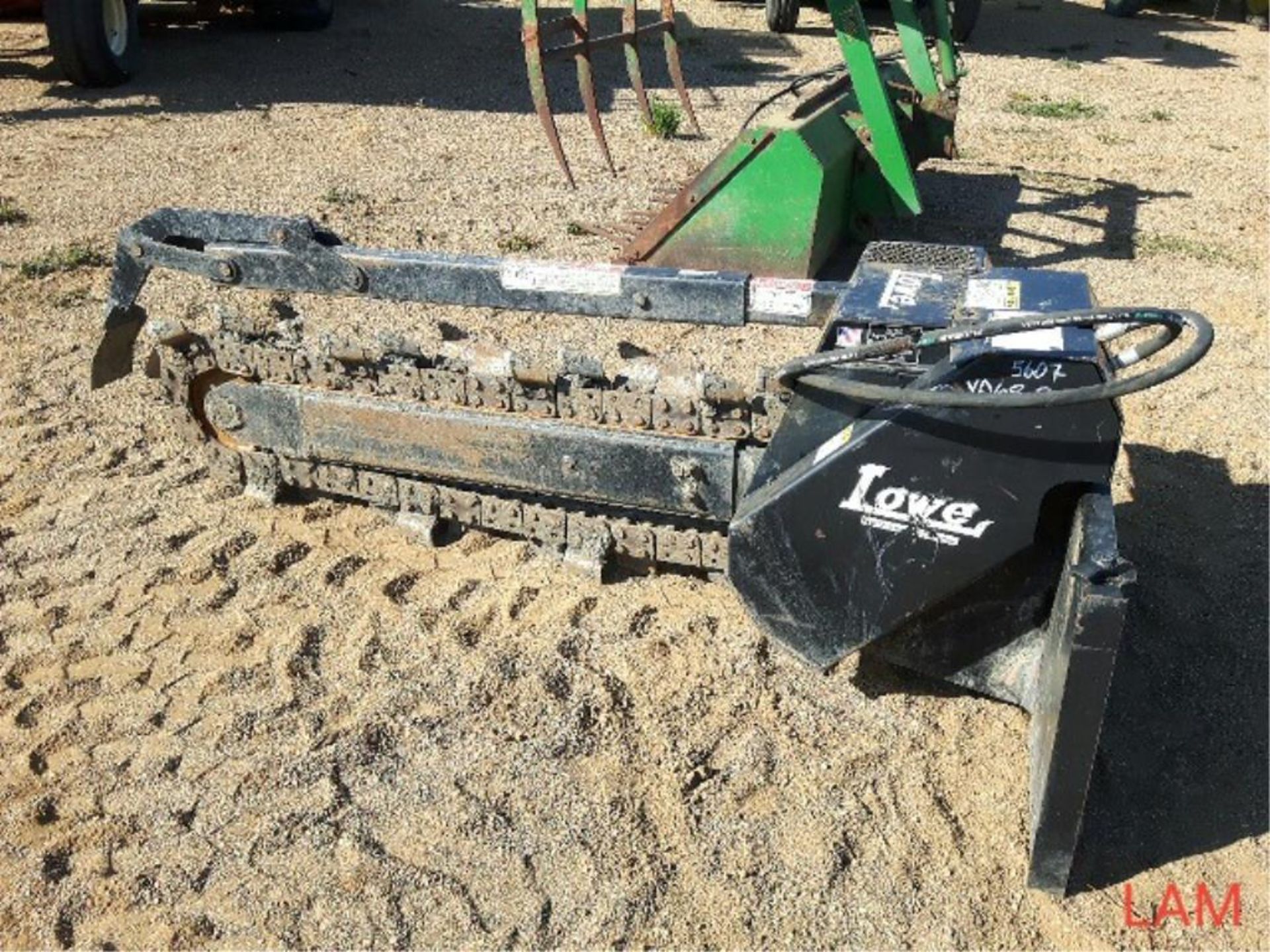 Lowe XR14F Chain Trencher Skidsteer Attachment sn 11304 - Image 2 of 3