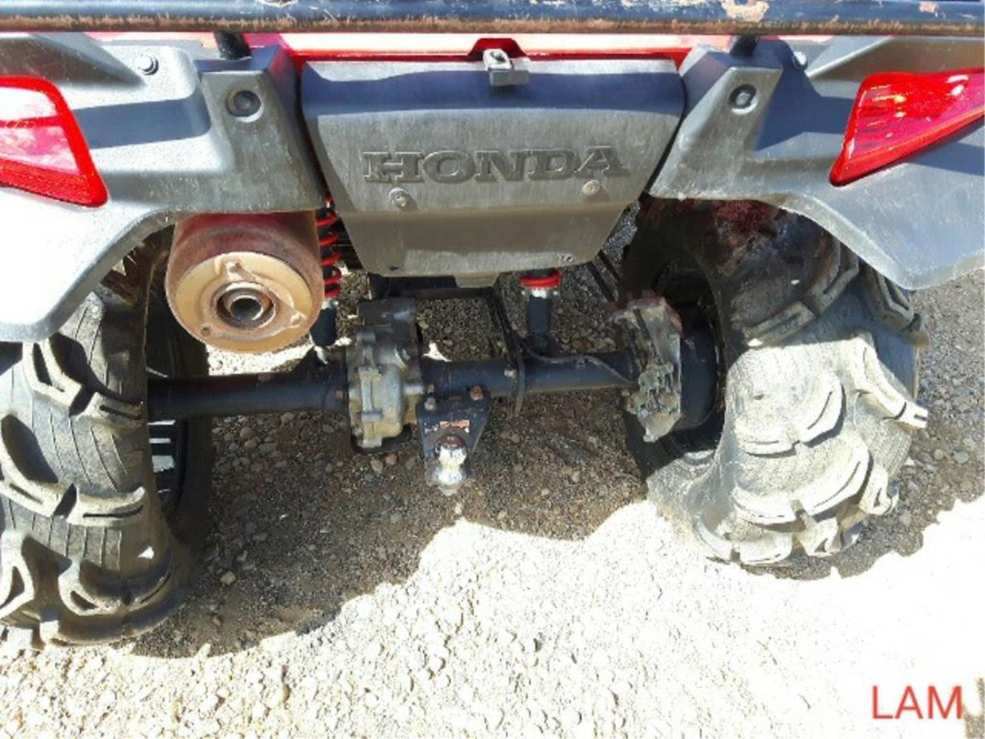 2006 Honda 500 Rubicon Quad VIN 1HFTE265264503369 4893km, 428hrs, c/w Gun Boot & Winch. Blade to fit - Bild 4 aus 10