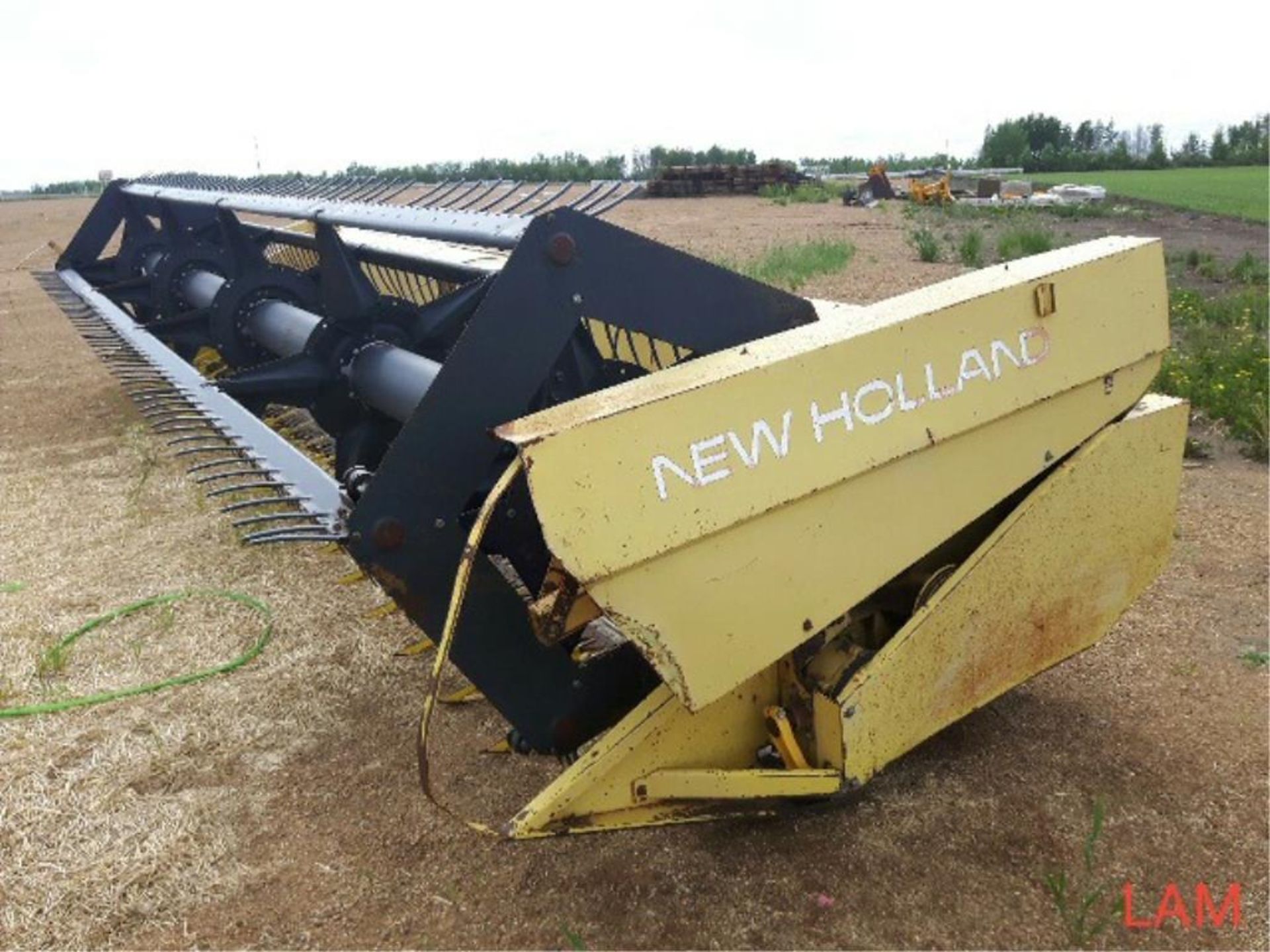 960 New Holland 20 ft Straight Cut Header Pickup Reel, Crop Lifters sn 356928 - Image 4 of 4