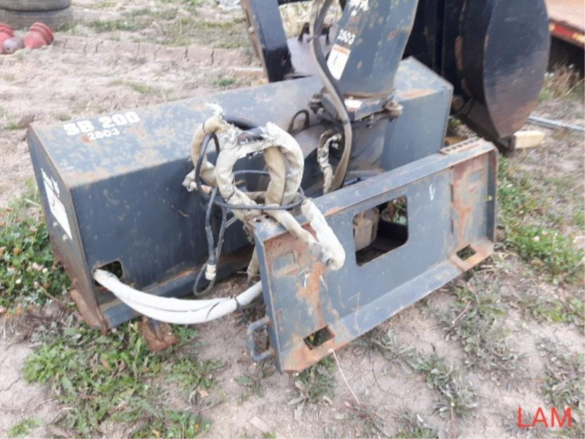 72in SB 200 Bobcat Skidsteer Mount Snowblower - Image 2 of 3