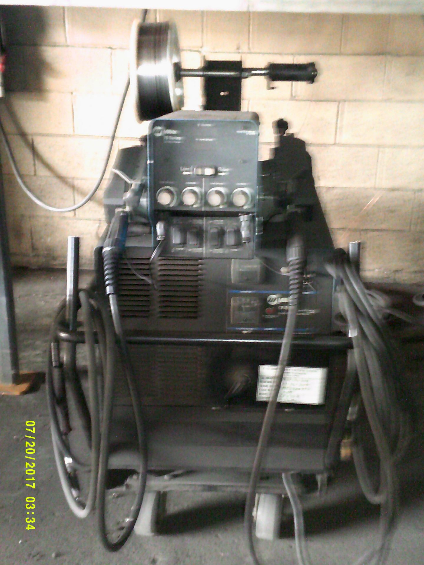 MILLER SYNCROWAVE 350LX WELDER, & other items - Bild 4 aus 14