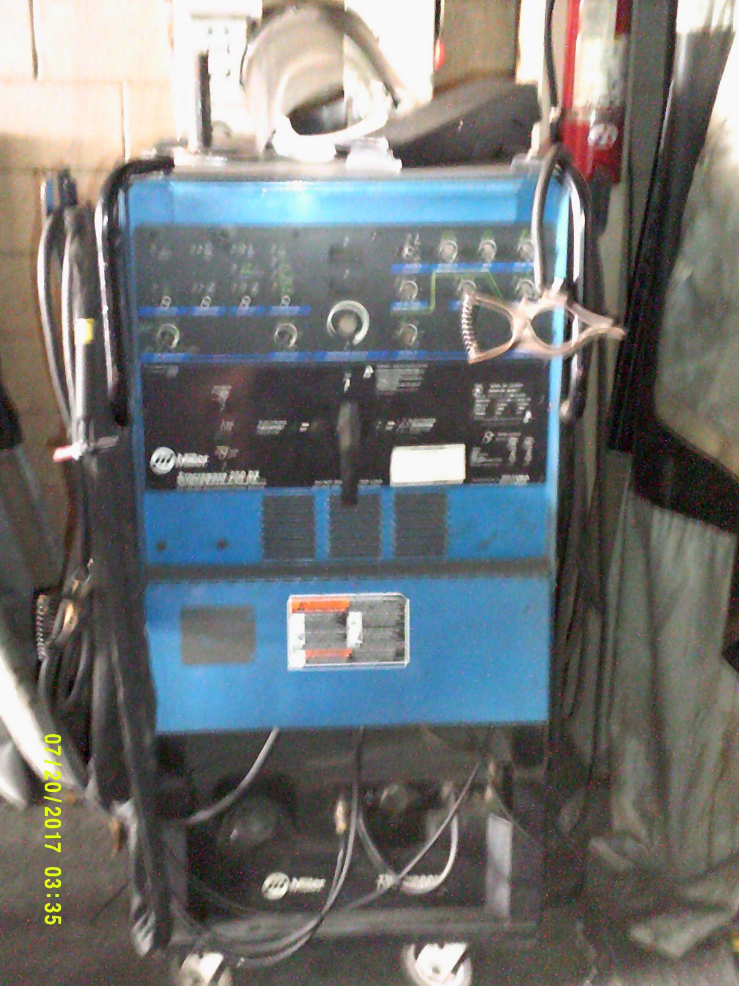 MILLER SYNCROWAVE 350LX WELDER, & other items - Bild 9 aus 14