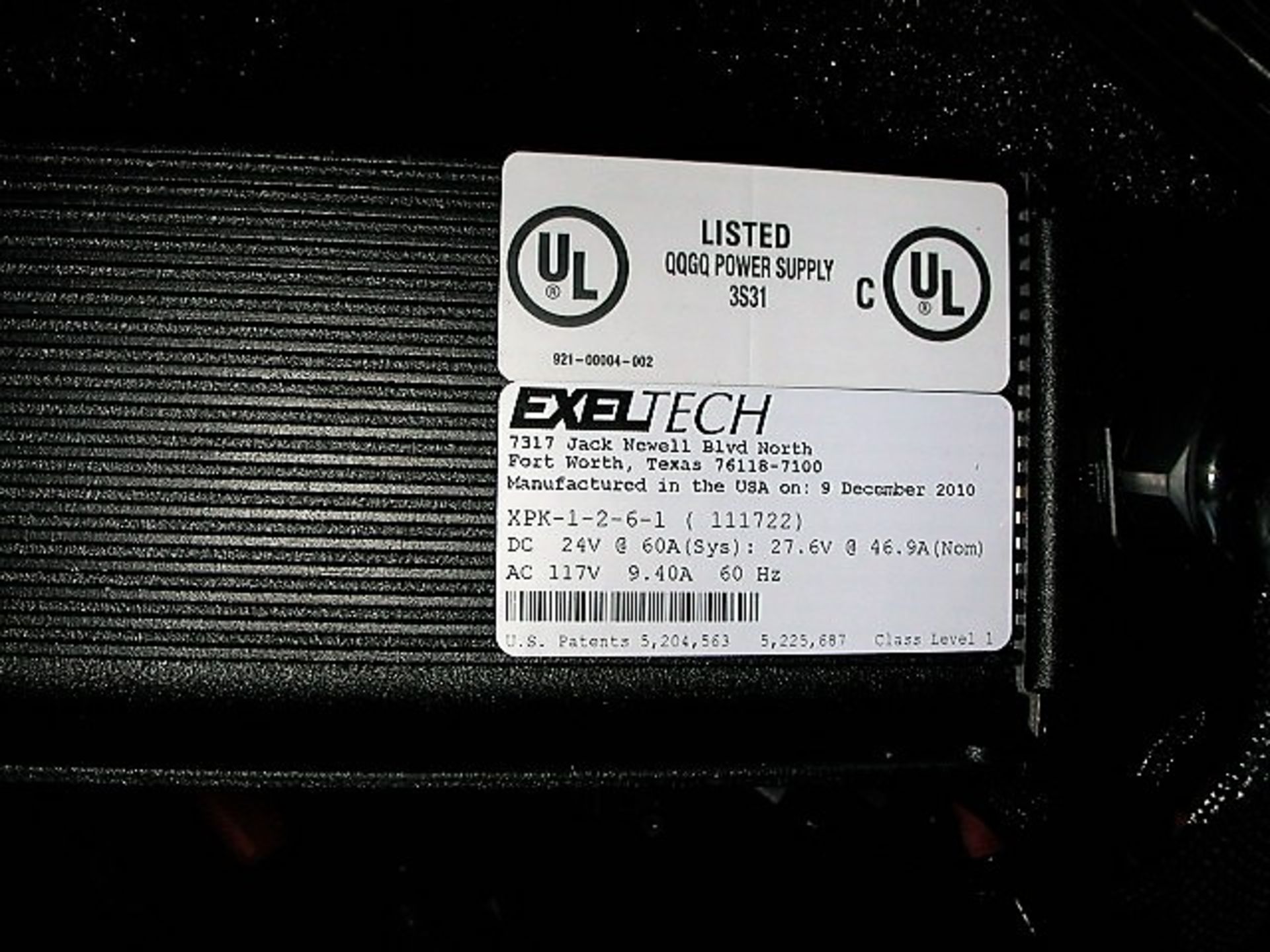 Exel-Tech 2010 Ac/Dc Converter System - Like New Condition   Unit: #2 of 2 - Image 4 of 5