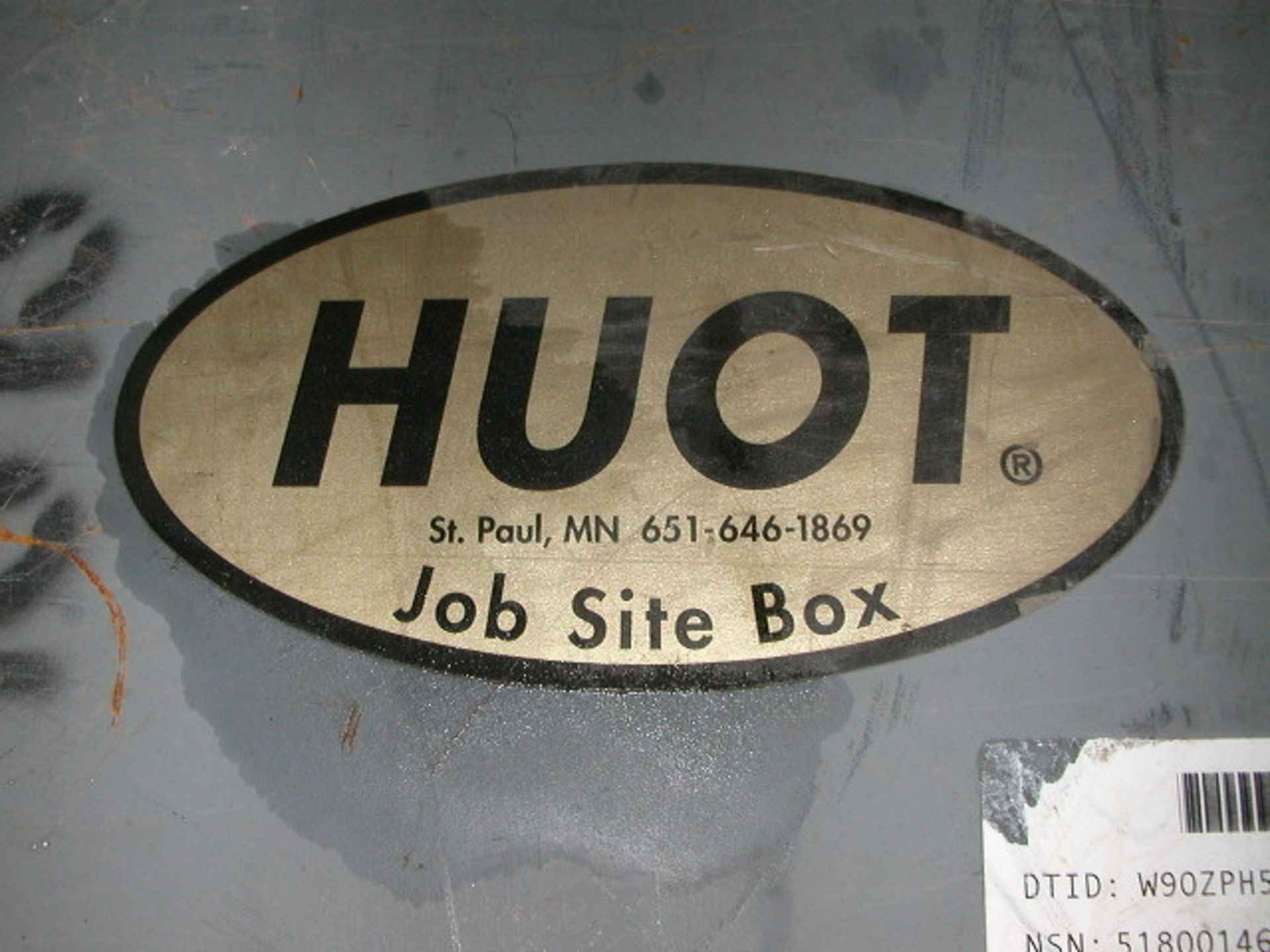 Huot - Grey Military Roll-a-Round HD Job / Tool Box - Image 2 of 2