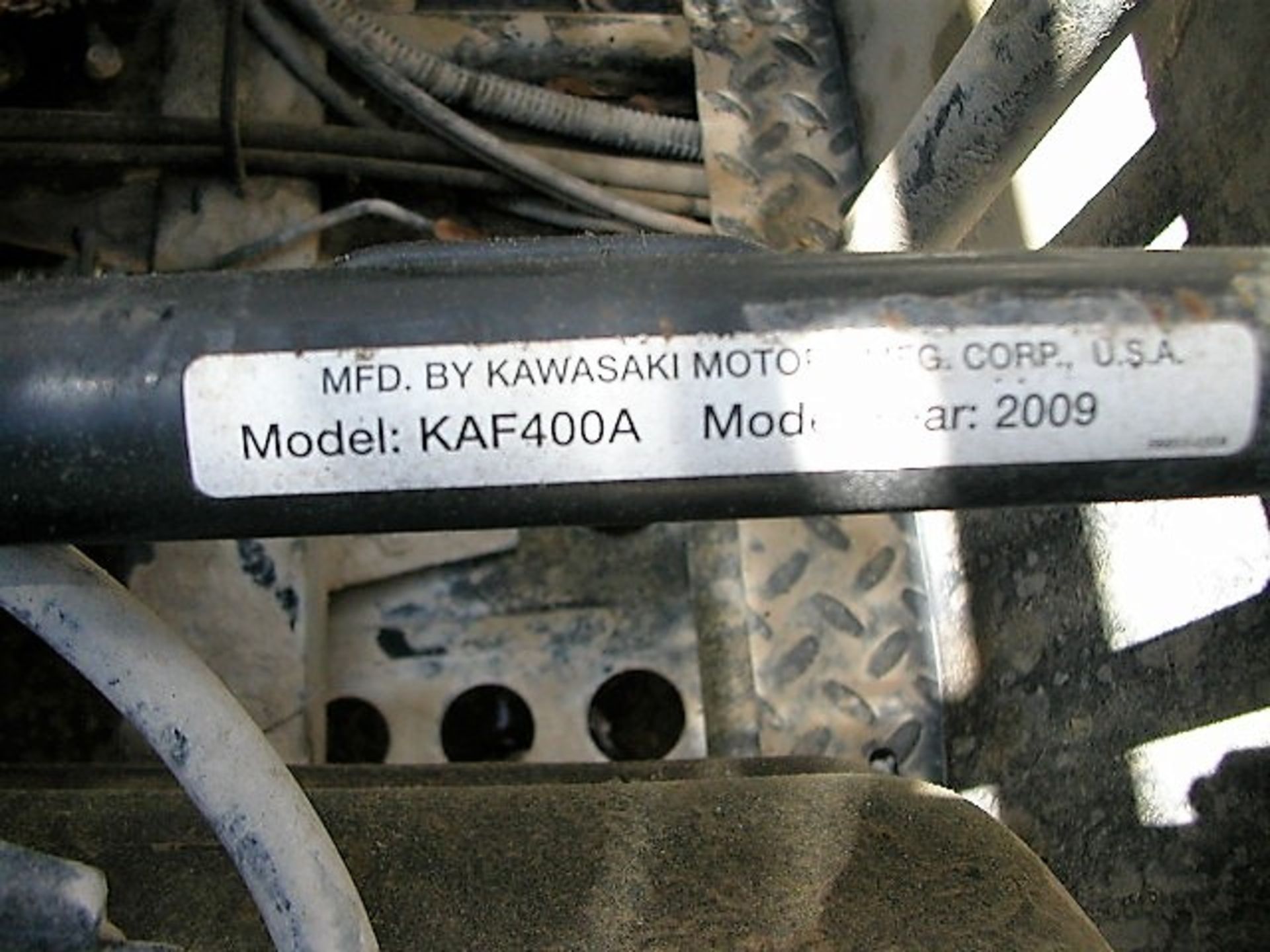 2009 Kawasaki "Mule" Military Grade Model KAF300A ATV - (500+) Hours - #1 of 2 - Image 5 of 5