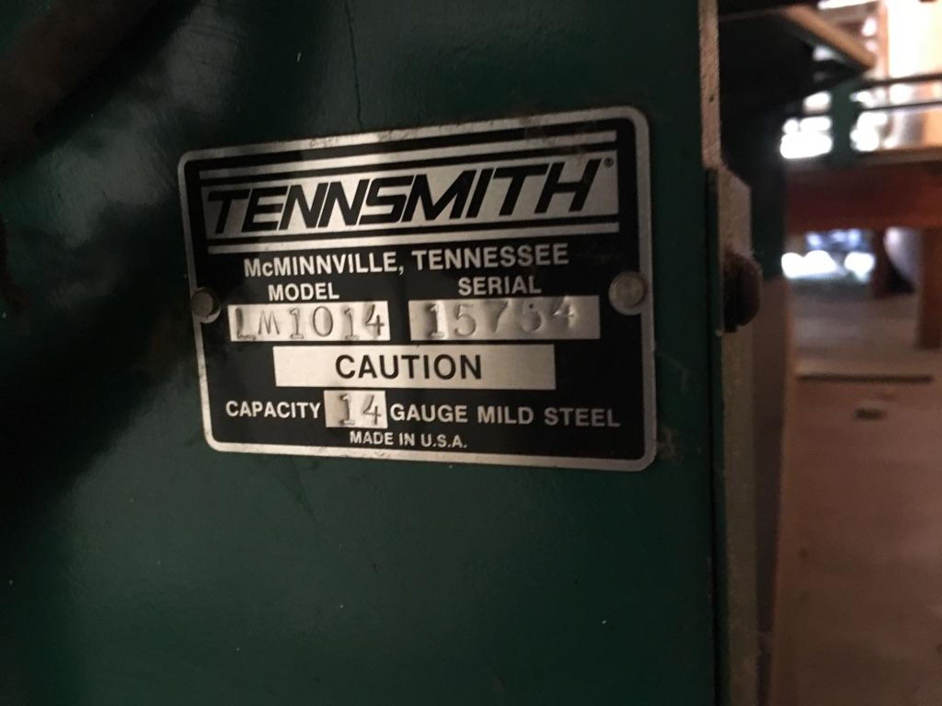 Tennsmith Model LM1014 14 Ga. Metal Sheer - Image 4 of 7