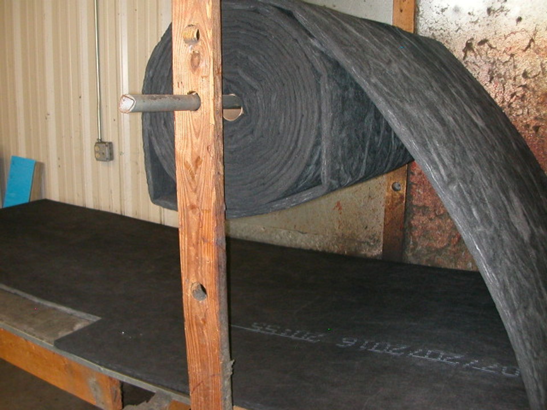 Vent Hood, Roll of Insulation, & Insulation Spray Installation Work Table/Area - Image 2 of 3