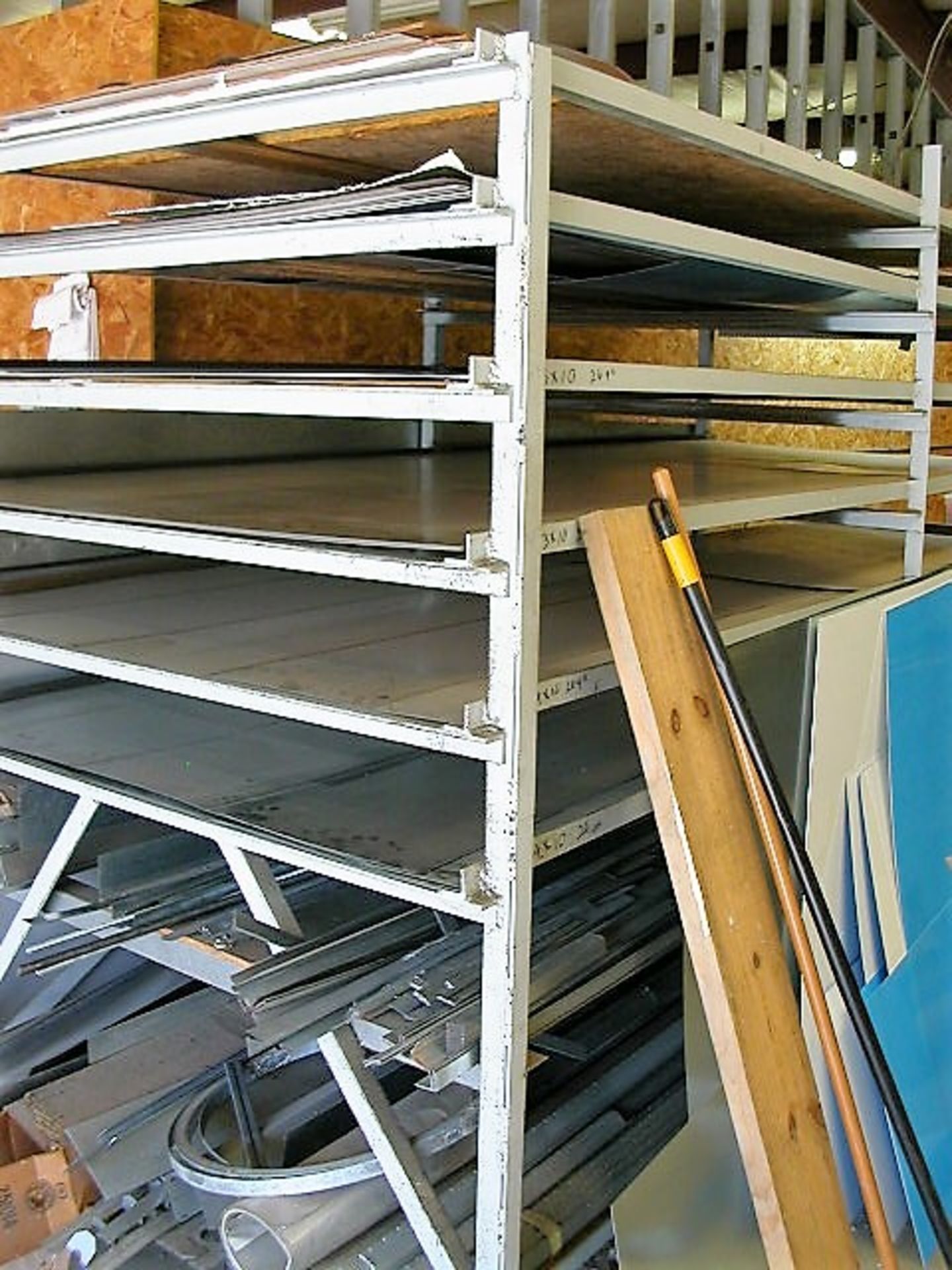 Sheet Metal / Material Rack (Up to 10 Foot Material) with Casters - Image 2 of 4
