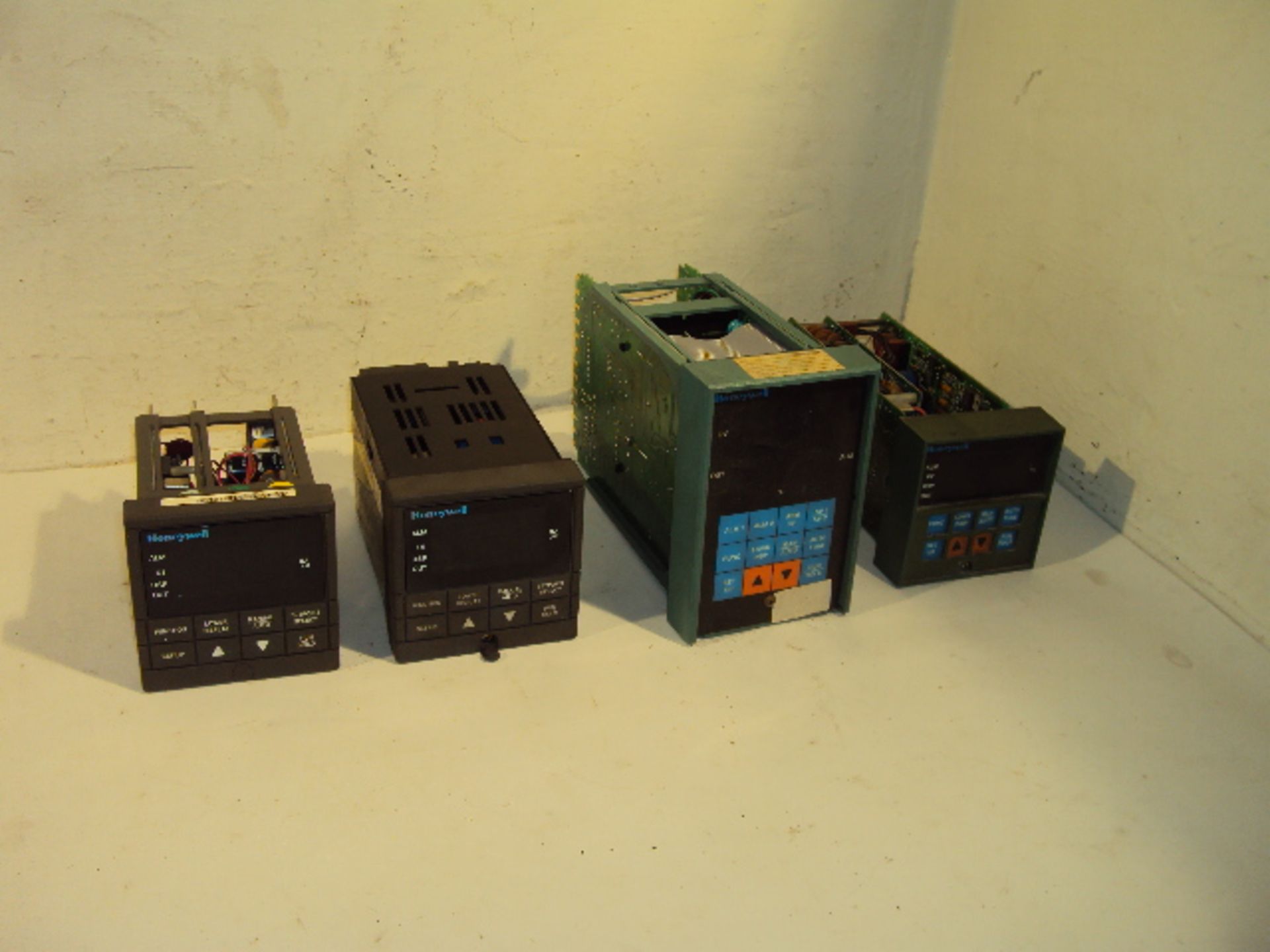 (4) Assorted Honeywell Temperature Controllers