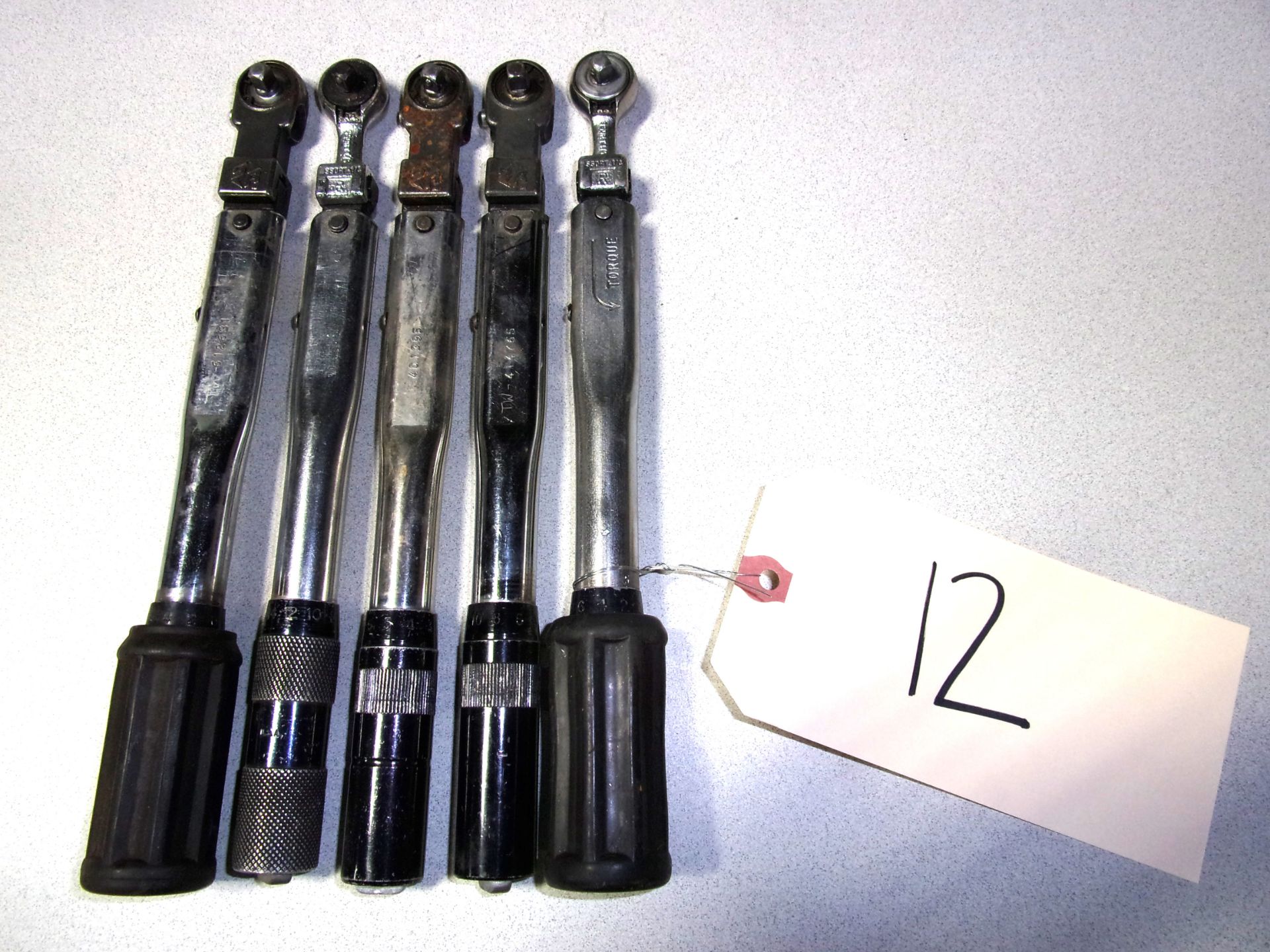(5) 1/4"RATCHETING TORQUE WRENCHES