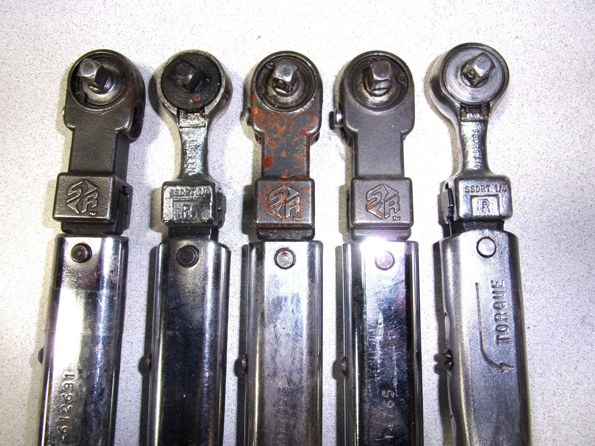 (5) 1/4"RATCHETING TORQUE WRENCHES - Image 2 of 3