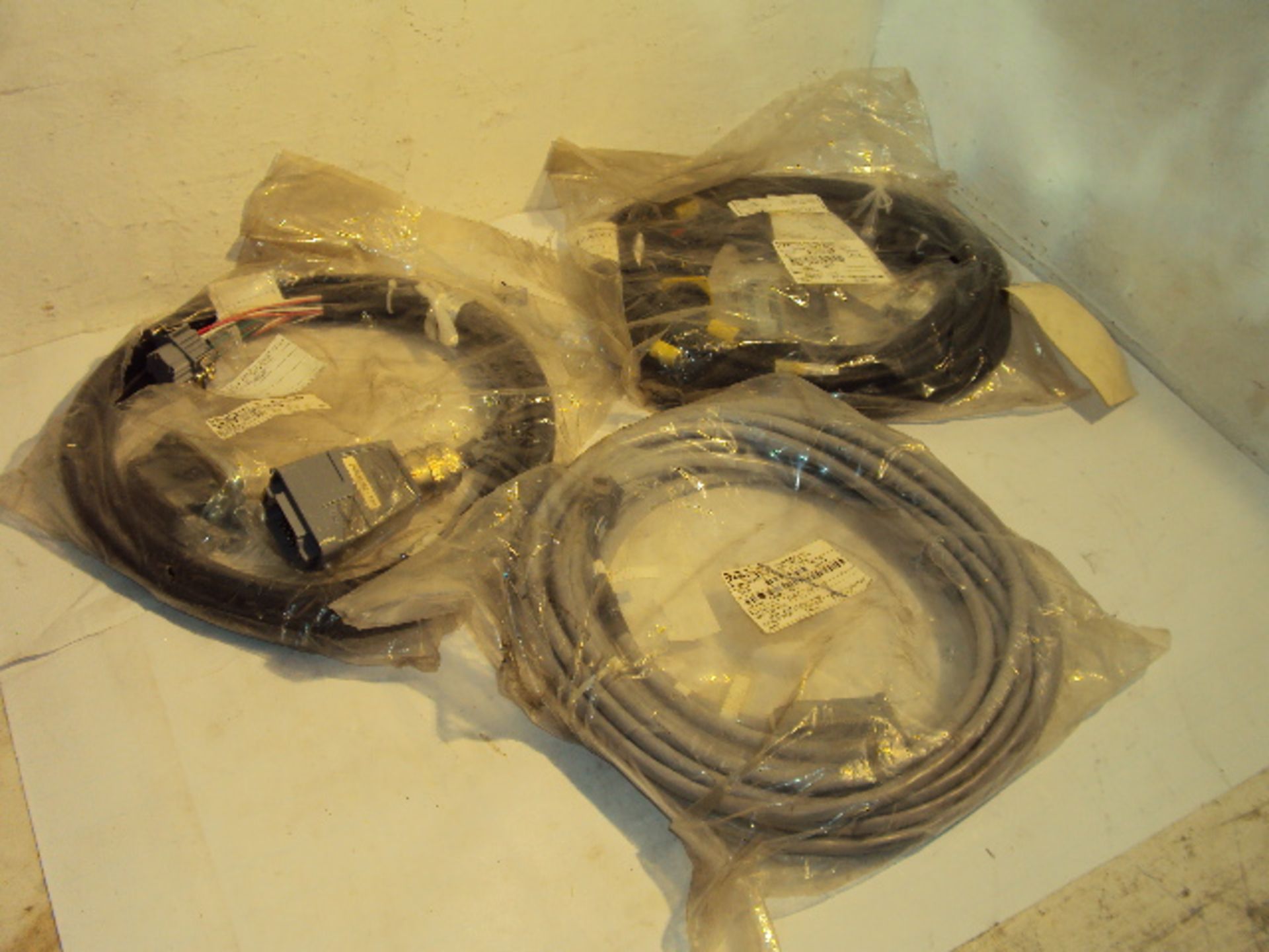 (3) Assorted Fanuc Robotics Cables