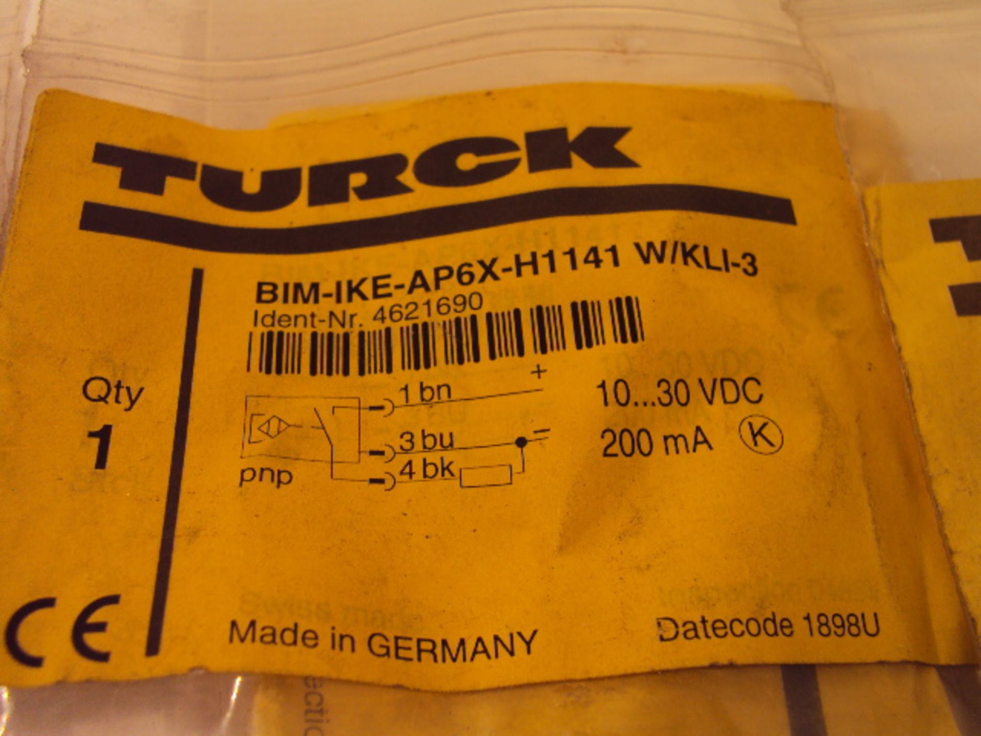 (4) Turck BIM-IKE-AP6X-H1141 Proximity Sensors - Image 2 of 3