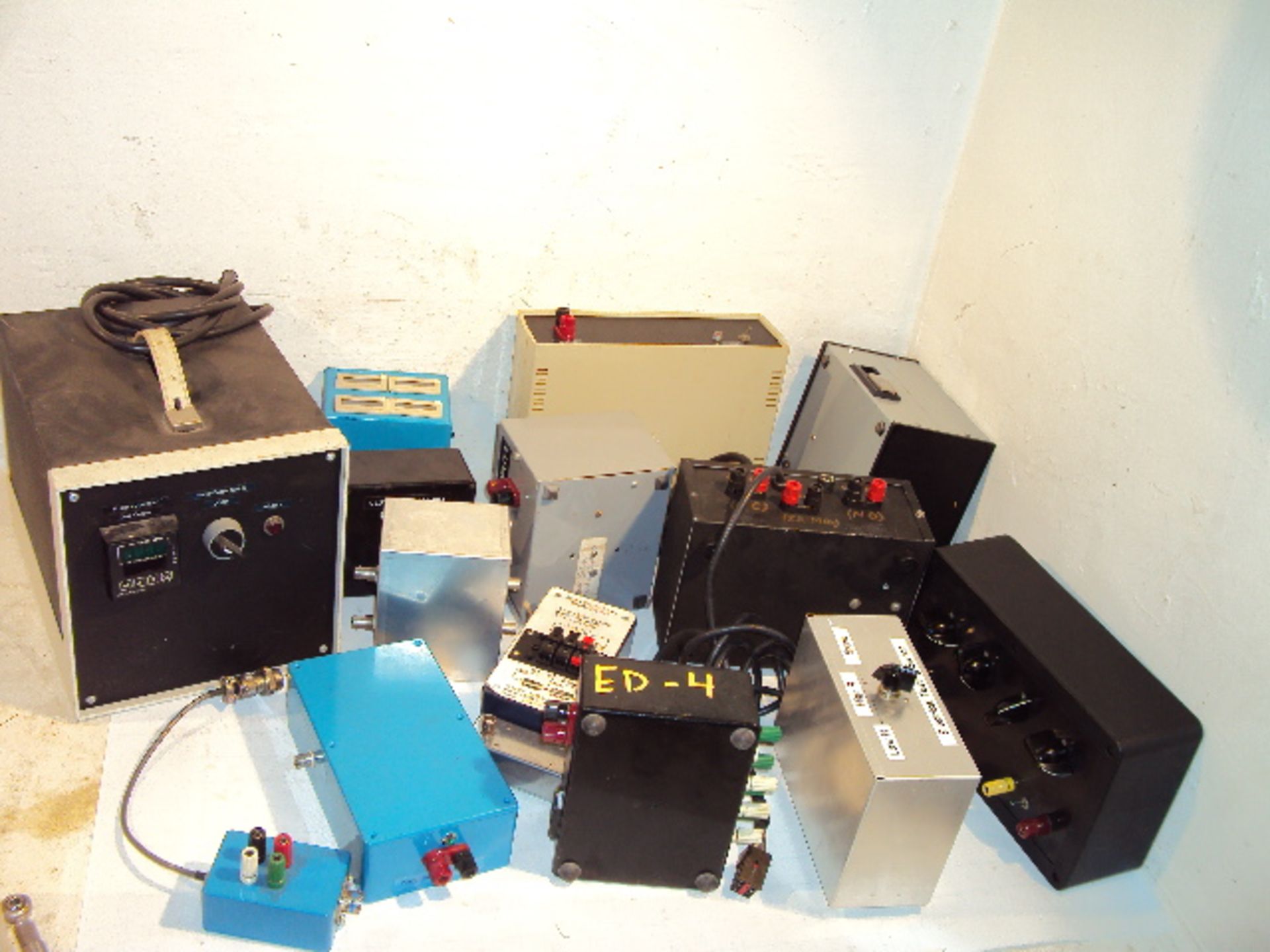 (14) Assorted Junction Boxes and Controllers as a lot