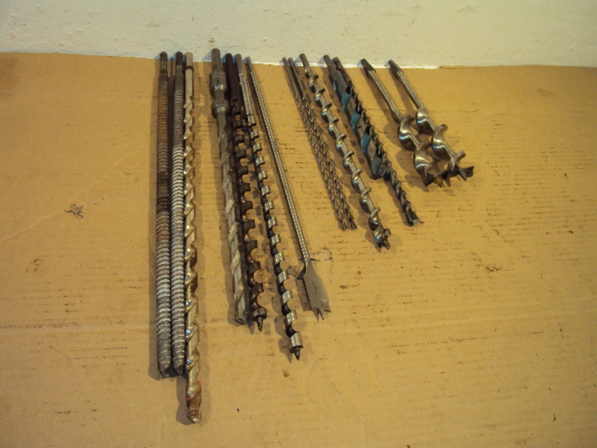 (14) Assorted Long Masonry and Wood Drill Bits as a lot