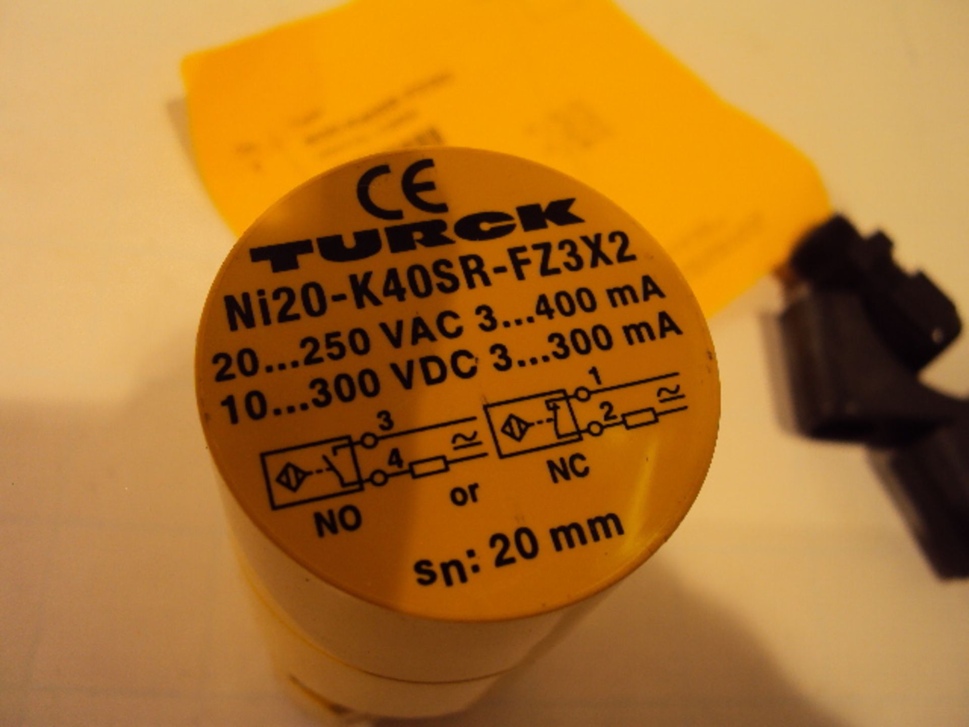 (3) Turck NI20-K40SR-FZ3X2 Proximity Sensors - Image 4 of 5