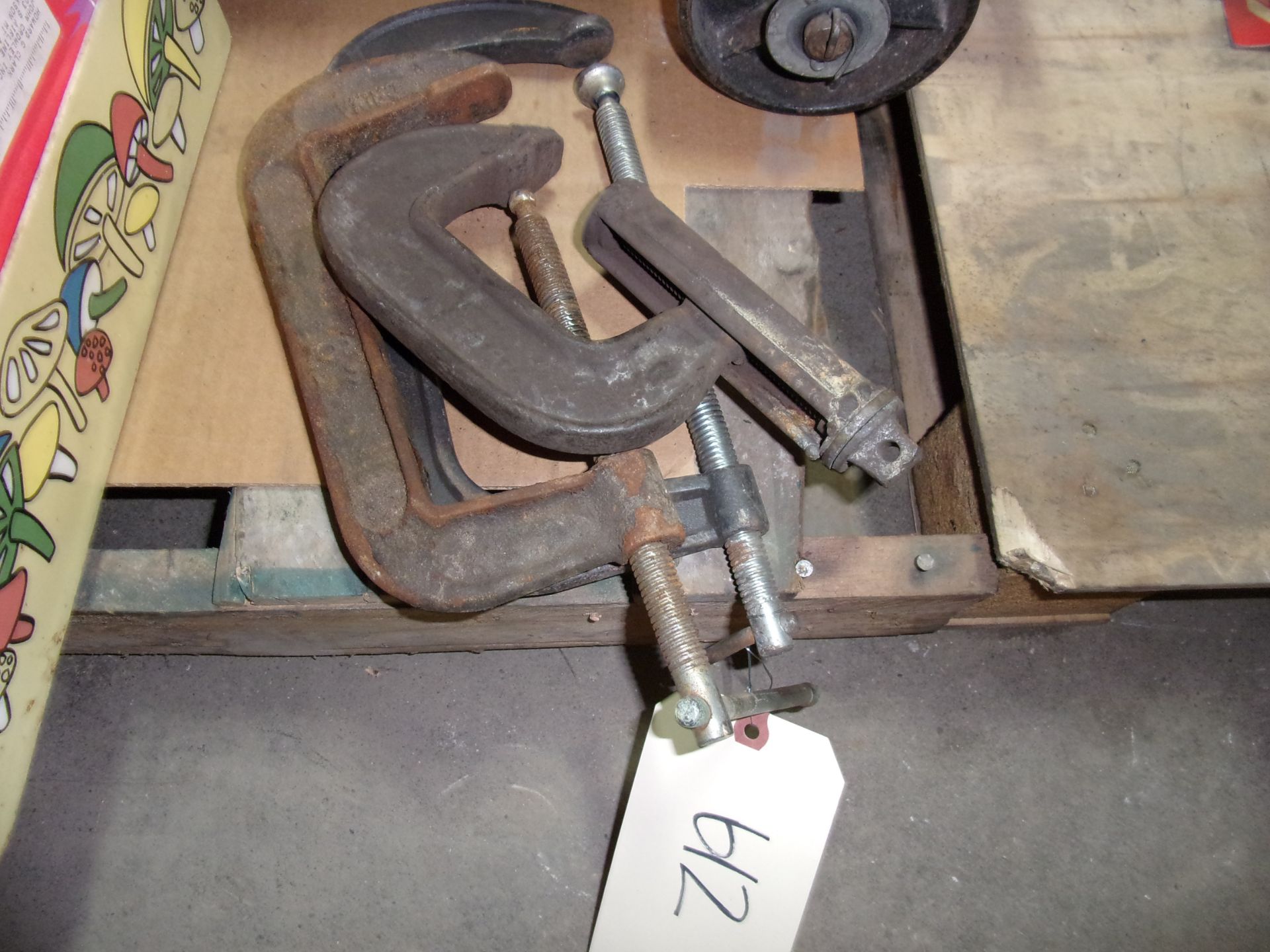 LOT OF (3) C CLAMPS