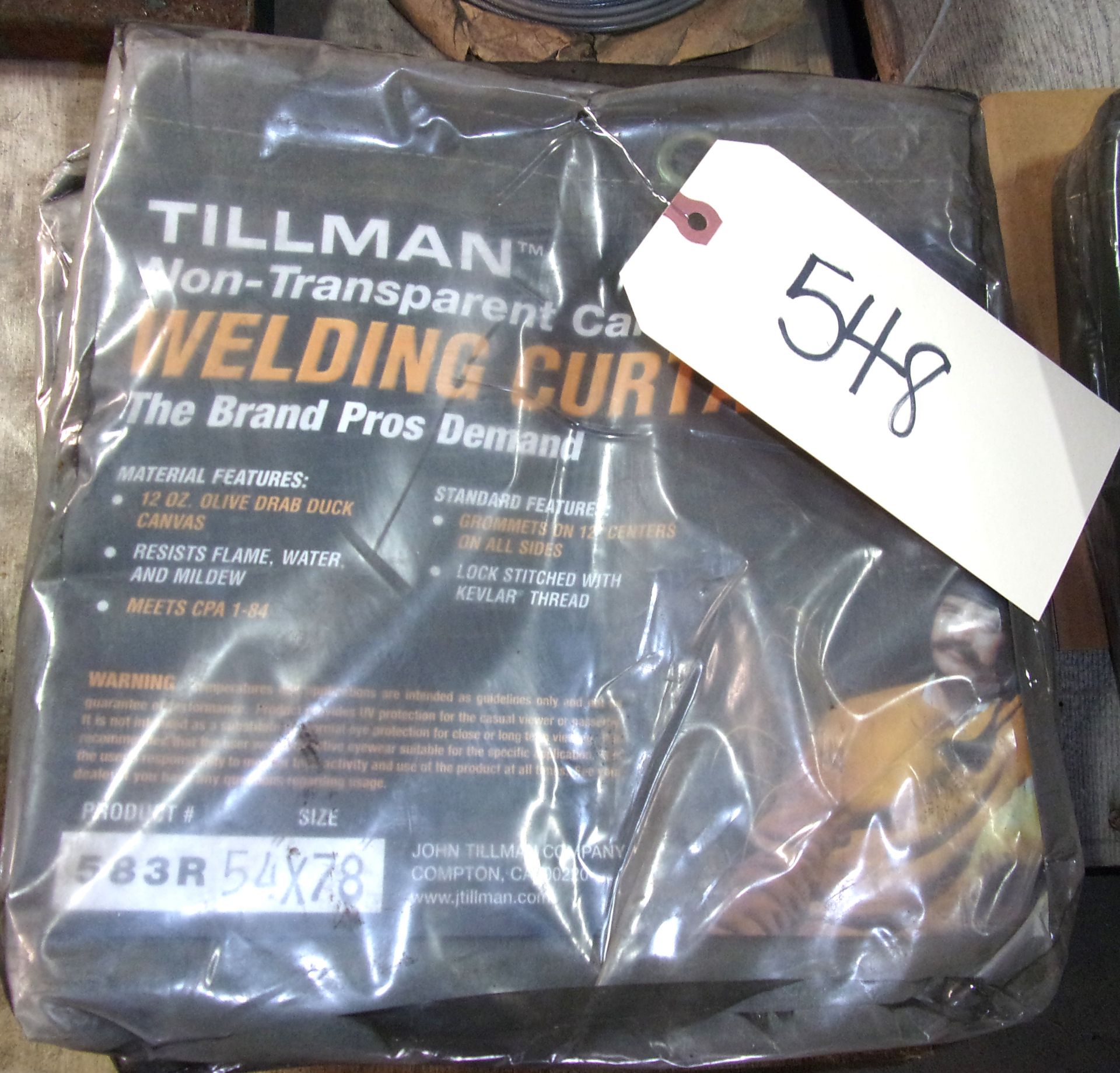 3 NEW TILLMAN WELDING CURTAINS 54"X 78"