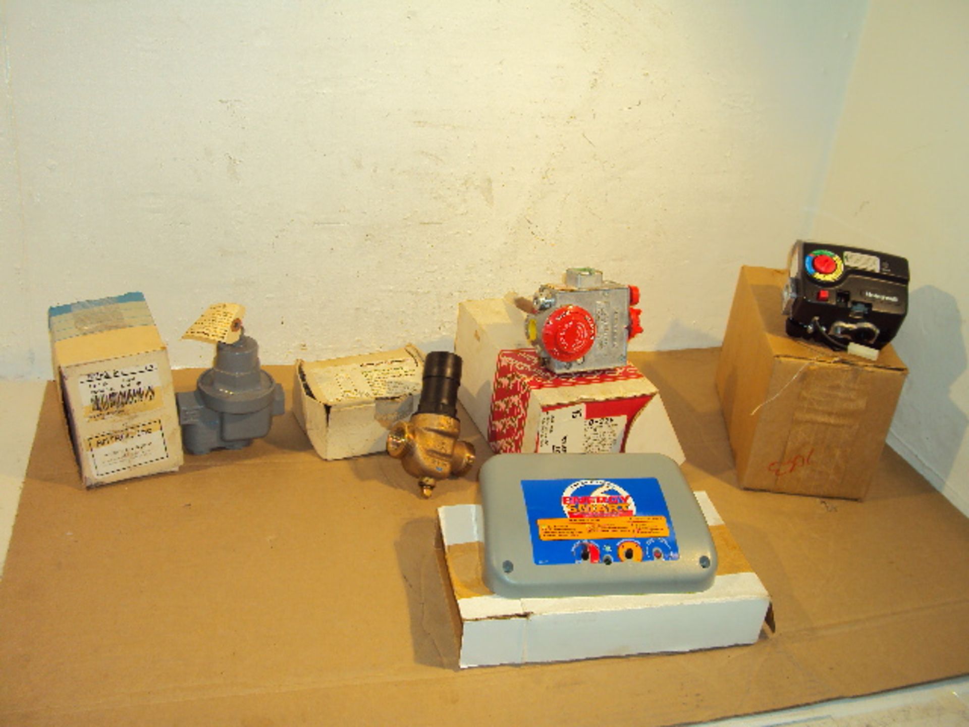 (5) Assorted Hot Water Valves and Controls as a lot