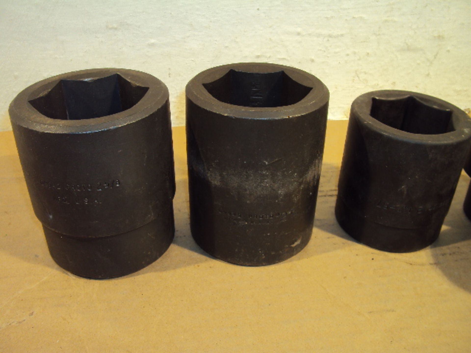 (11) Proto, Apex, & Chicago Pneumatic No. 5 Spline Drive 6 Point Impact Sockets 2-5/8 to 1-5/16 - Image 2 of 7
