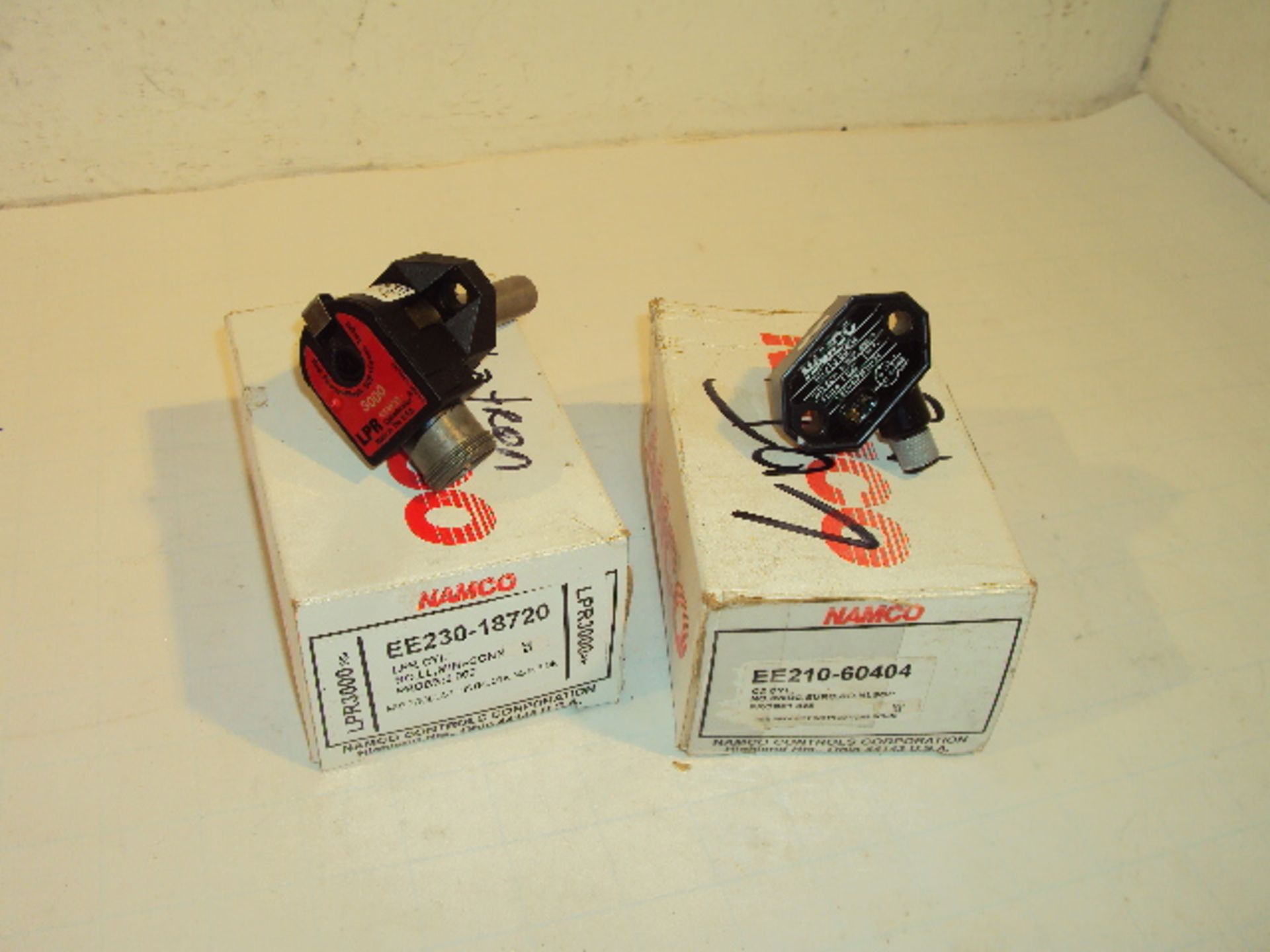 (2) Assorted Namco Proximity Sensors as a lot