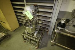 Hobart Mixer, Model A200T, S/N 31-1079-715, 115 V, Single Phase with A-200-20 Qt. Bowl, Beater