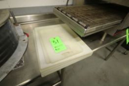 (6) Assorted Teflon Cutting Boards - (2) Aprox. 9" x 15" and (4) Aprox. 15" x 20"