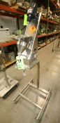 2006 Rheon Double Dual Filling Pump Feeder, Model 3NVL10X, S/N 145415, Mounted on Portable Stand