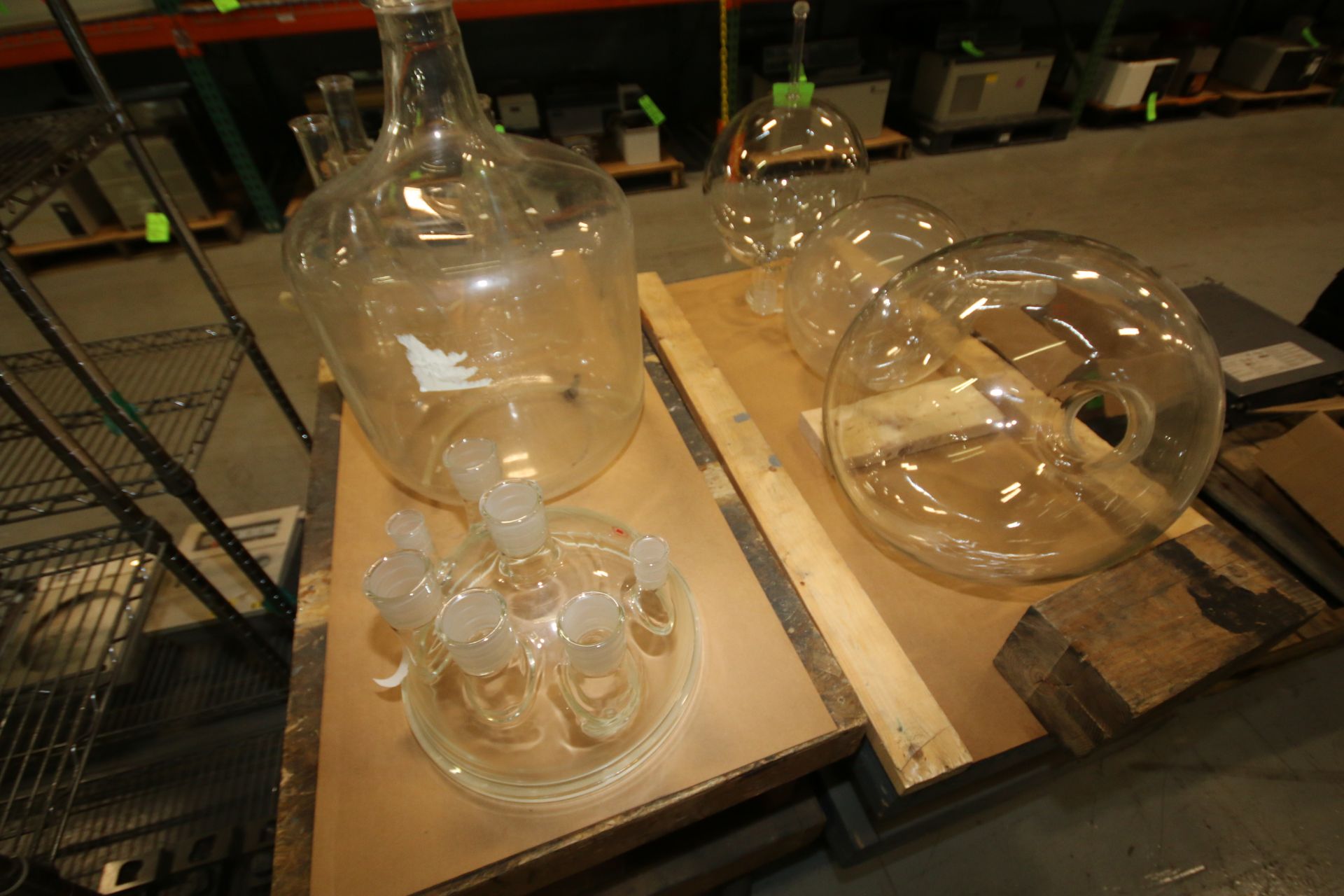 (9) Pcs. Assorted Lab Glassware includes 6000 ml Flasks, 12 Gal. Pyrex Carboy, Schotte Duran 6076-11 - Image 4 of 4