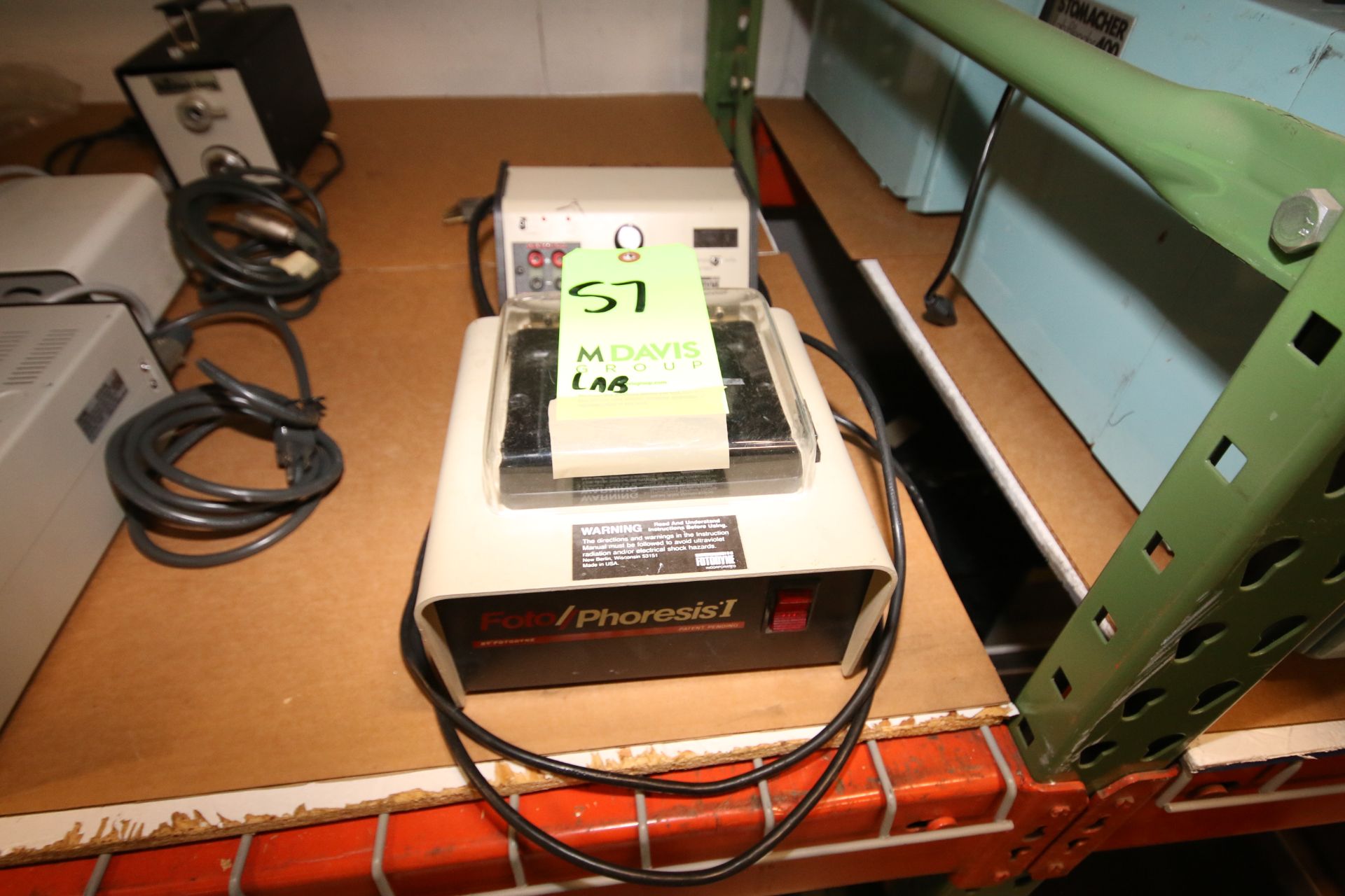 (2) Pcs. - Foto/Phoresis I UV Transilluminator, Model 1-1430, S/N 32109, 110 V and Fotodyne Volt