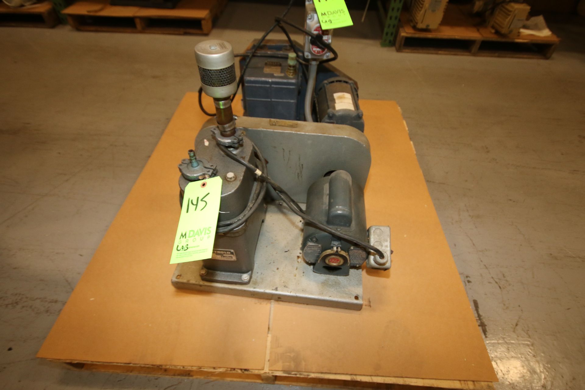Leybold Vacuum Pump, Model 6-D, S/N 83102