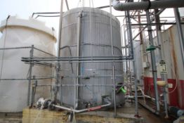 Mueller Approx 6,000 Gallon Insulated Concentrate Silo, Includes Inlet and Outlet Air-Valves, Side