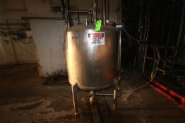 S/S Balance Tank, Approx. 50 Gal, Dome-Top/Dome-Bottom with Inlet and Outlet Air-Valve