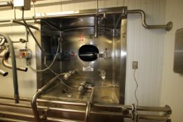 15,000 Gal. Insulated S/S Silo, with Horizontal Agitator, Sprayball, Level Sensors & Valves, (Raw