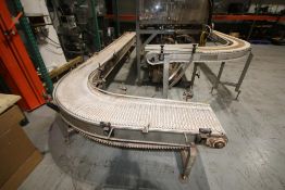 24 ft L x 25" H S/S Product Conveyor Section, Includes 15" W Intrulux Type Plastic Chain & SEW Driv