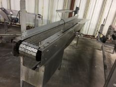 98" L S/S Product Conveyor Section with 9" W Dual S/S Belt, Drive Motor & VFD