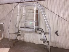Aluminum Lapeyre - Cross-Over Stairs, 30 in. Height, 72 in. Base (Located in Iowa)**EUSA**