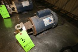 Thompson 1 / .75 hp Sanitary Grade Centrifugal Pump, with 1.5" x 1.5" Clamp Type S/S Head, 1725 RPM