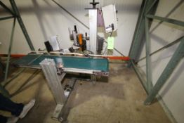 Labelling Tech. Inline Labeler, Type UT2MAC, S/N 0023590503, with Mounted Conveyor, 120V