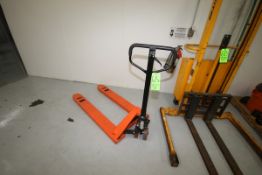 Haul Master 2.5 Ton Hydraulic Pallet Jack, with 47 1/2" L Forks, 5,000 lb. Capacity ***Located in