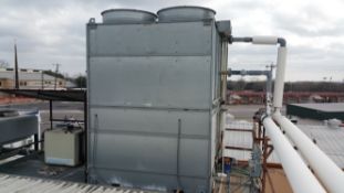 BAC 2 - Fan Cooling Tower, Model FXV - 432, S/N U12890001MAD, Includes Circulation Pump & Related
