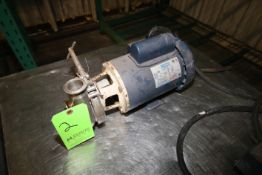 Thompson 1 / .75 hp Sanitary Grade Centrifugal Pump, with 1.5" x 1.5" Clamp Type S/S Head, 1725 RPM