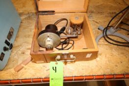 Brookfield Viscometer, Model RVF, S/N 7917, 110 V with (7) Pc. Spindle Set with Case (NOTE: Does Not